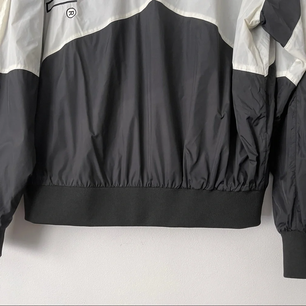 joyrich Size S Rec Color Block Jacket Windbreaker Black White Streetwear - Picture 10 of 11